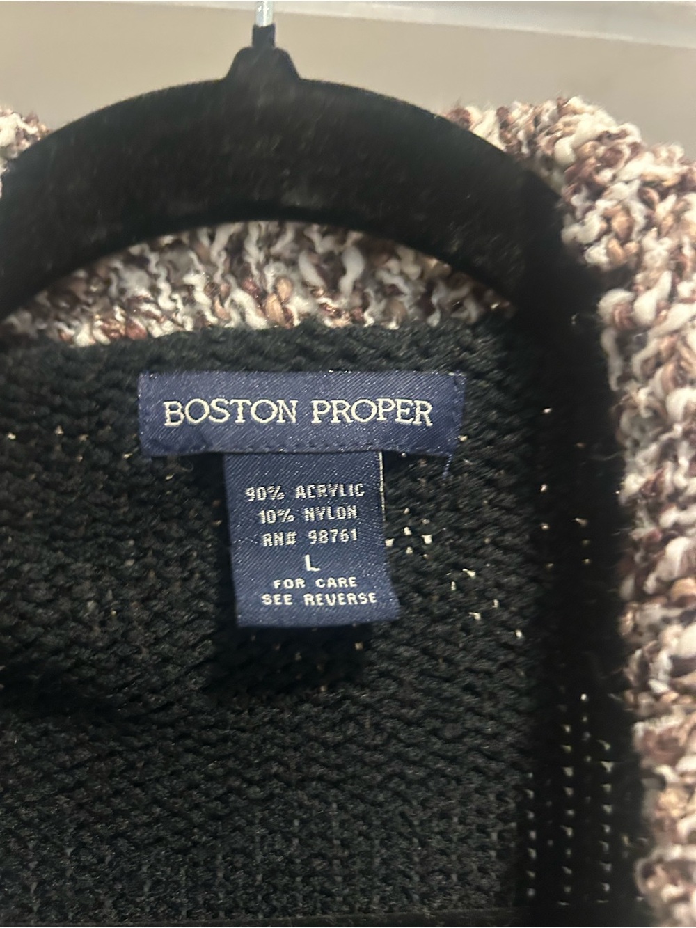 Wavy Knit Self Tie Sweater - Picture 5 of 5